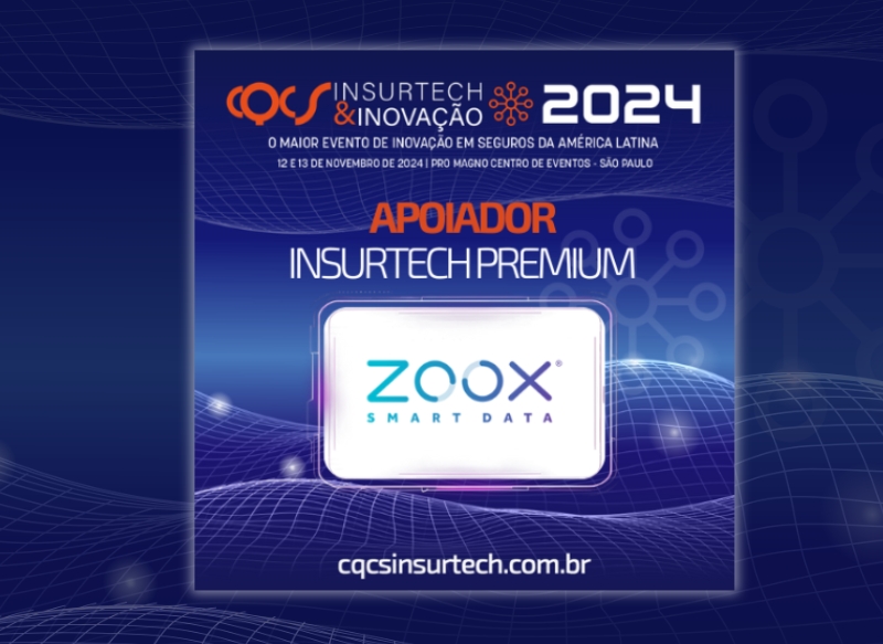 Zoox Smart Data é apoiadora do CQCS Insurtech & Inovação 2024 - CQCS