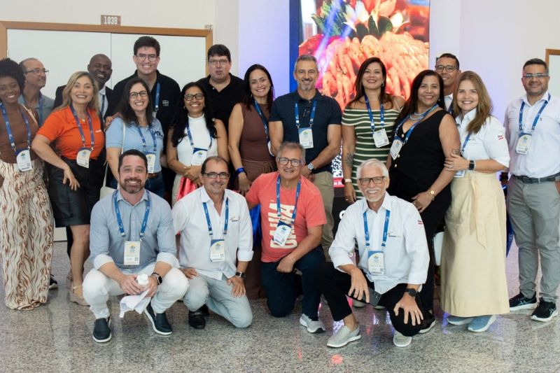 Diretores do CSP Bahia, representantes das beneméritas e executivos do setor durante o 6º ConsegNNE