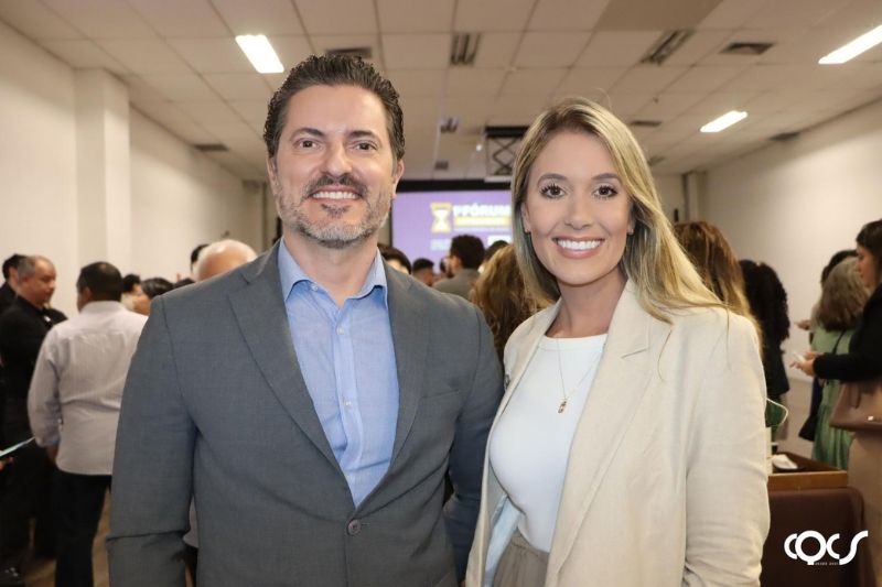 Victor Sodré e Priscila Portal, membros da comissão organizadora do Congresso