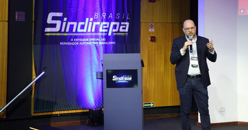 O Superintendente Sênior de Sinistros da Bradesco Seguros, Márcio Jordão, falou sobre a importância do Congresso para o setor e destacou as principais conquistas do Seguro Auto da Bradesco Seguros | Foto: Sindirepa Brasil